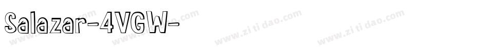Salazar-4VGW字体转换
