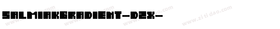 SalmiakGradient-dZX字体转换