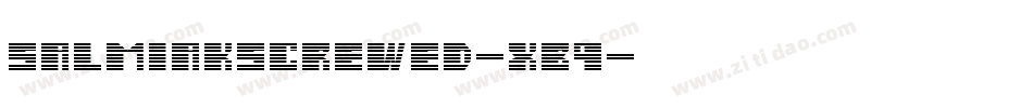 SalmiakScrewed-XB9字体转换