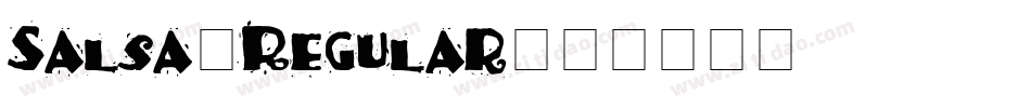 Salsa-Regular字体转换