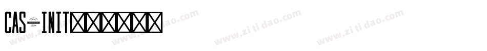 CAS_INIT字体转换