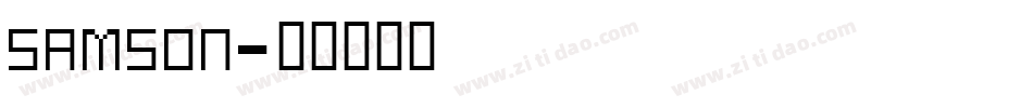 Samson字体转换