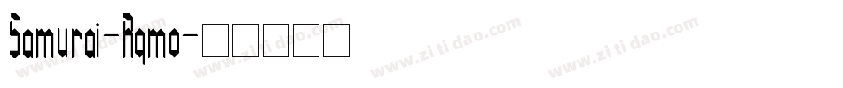 Samurai-Rqmo字体转换