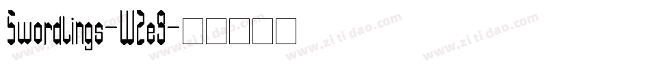 Swordlings-WZe9字体转换