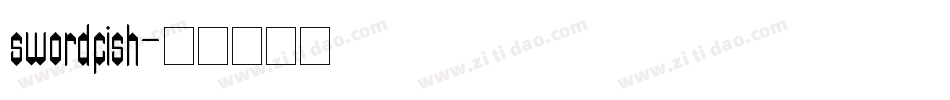 swordfish字体转换