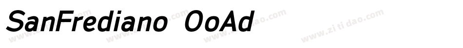 SanFrediano-OoAd字体转换