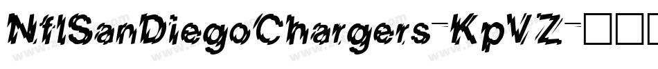 NflSanDiegoChargers-KpVZ字体转换