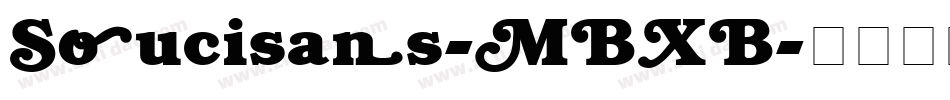 Soucisans-MBXB字体转换