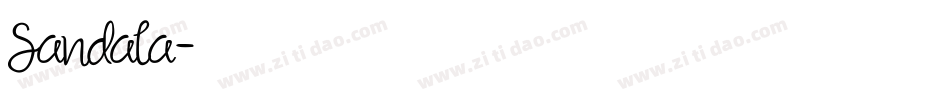 Sandala字体转换