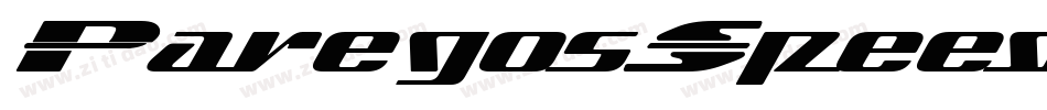 ParegosSpeed字体转换