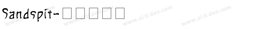 Sandspit字体转换