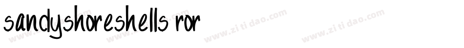 Sandyshoreshells-RoR3字体转换