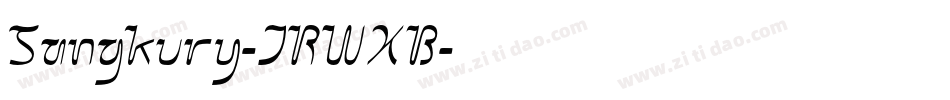 Sangkury-JRWXB字体转换