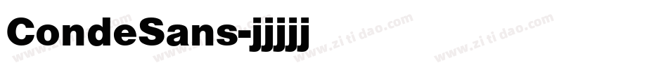 CondeSans字体转换