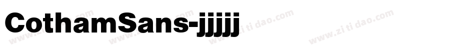CothamSans字体转换