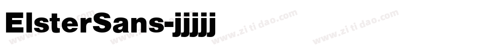 ElsterSans字体转换