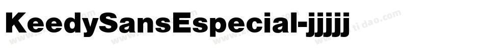 KeedySansEspecial字体转换