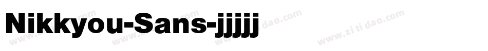 Nikkyou-Sans字体转换