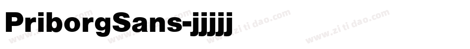 PriborgSans字体转换