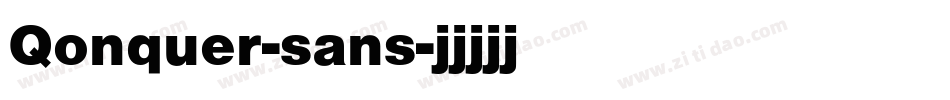 Qonquer-sans字体转换