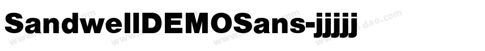 SandwellDEMOSans字体转换