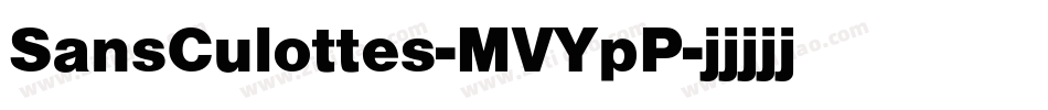SansCulottes-MVYpP字体转换