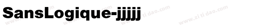 SansLogique字体转换
