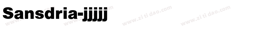 Sansdria字体转换