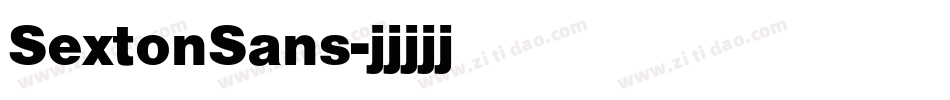 SextonSans字体转换