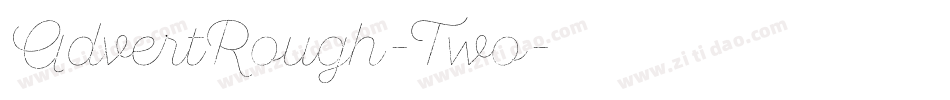 AdvertRough-Two字体转换