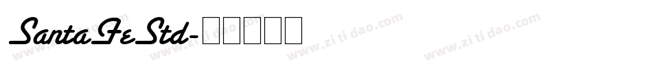 SantaFeStd字体转换