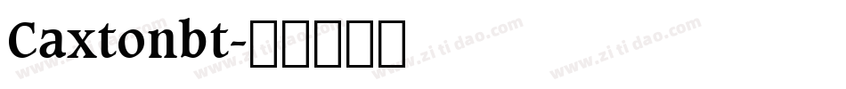 Caxtonbt字体转换