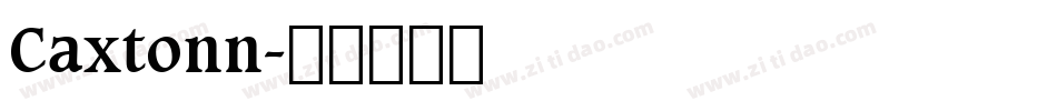 Caxtonn字体转换