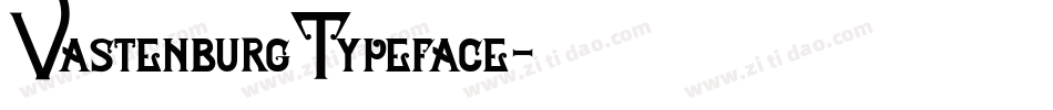 VastenburgTypeface字体转换