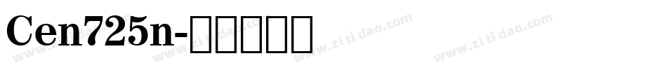 Cen725n字体转换