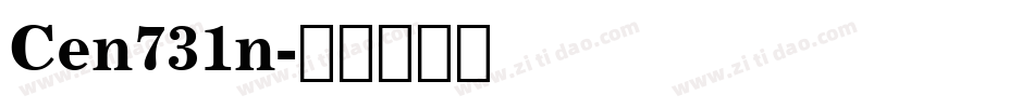 Cen731n字体转换