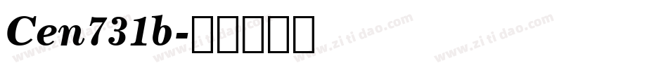 Cen731b字体转换