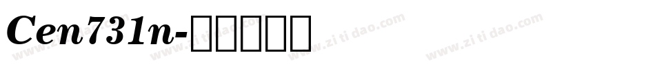 Cen731n字体转换