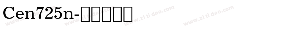 Cen725n字体转换
