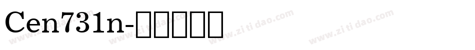 Cen731n字体转换