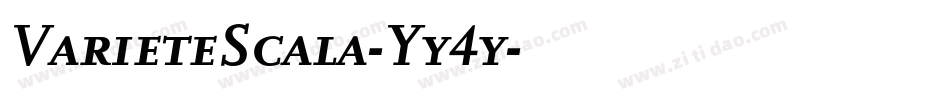 VarieteScala-Yy4y字体转换