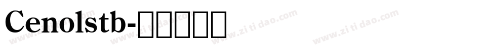 Cenolstb字体转换