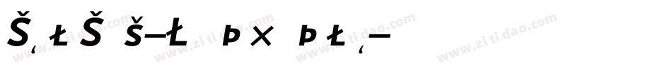 ScalaSans-LightExpItalic字体转换