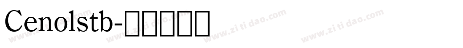 Cenolstb字体转换