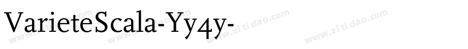 VarieteScala-Yy4y字体转换