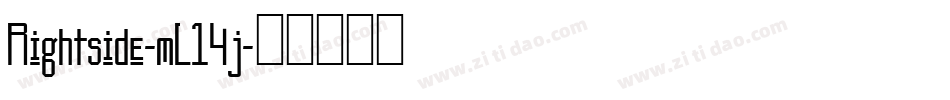 Rightside-mL14j字体转换