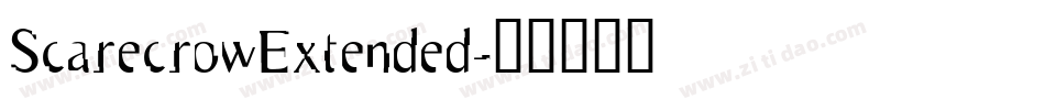 ScarecrowExtended字体转换