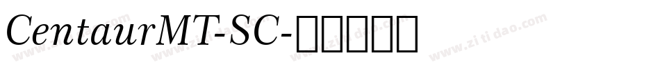 CentaurMT-SC字体转换