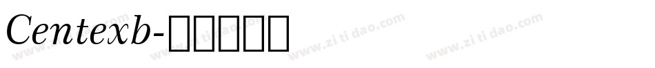 Centexb字体转换