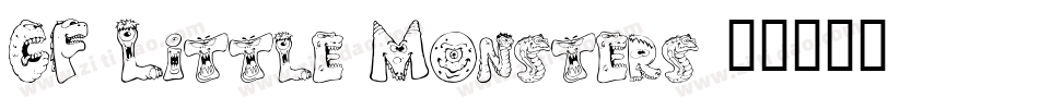 CF-Little-Monsters字体转换